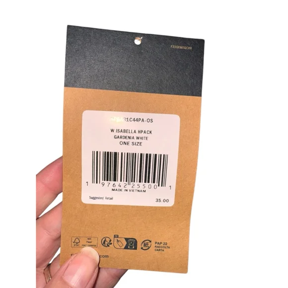 Women's The North Face Isabella Hip Pack One Size Beige Tan Fanny Pack - Picture 3 of 5